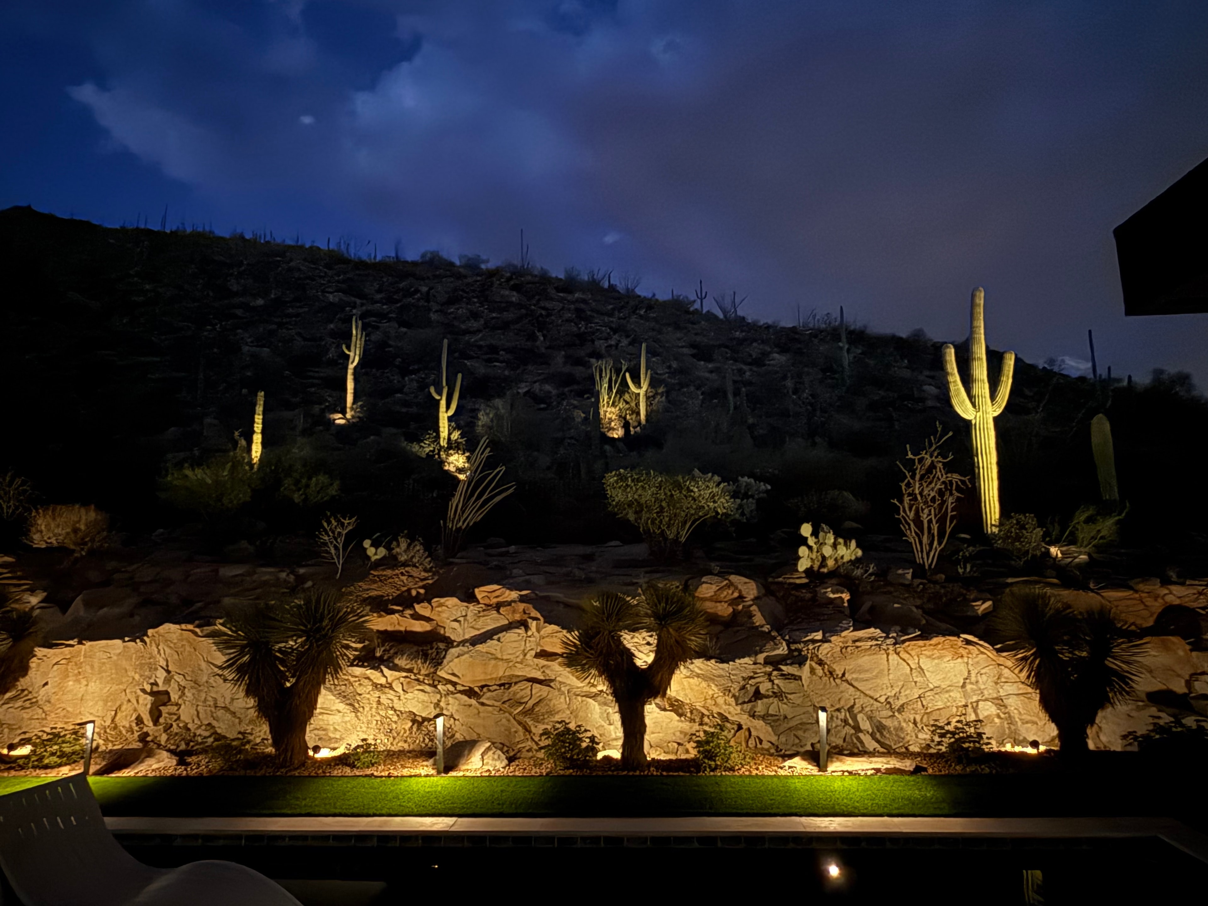 Pathway and entry lighting — Quail Creek Sahuarita